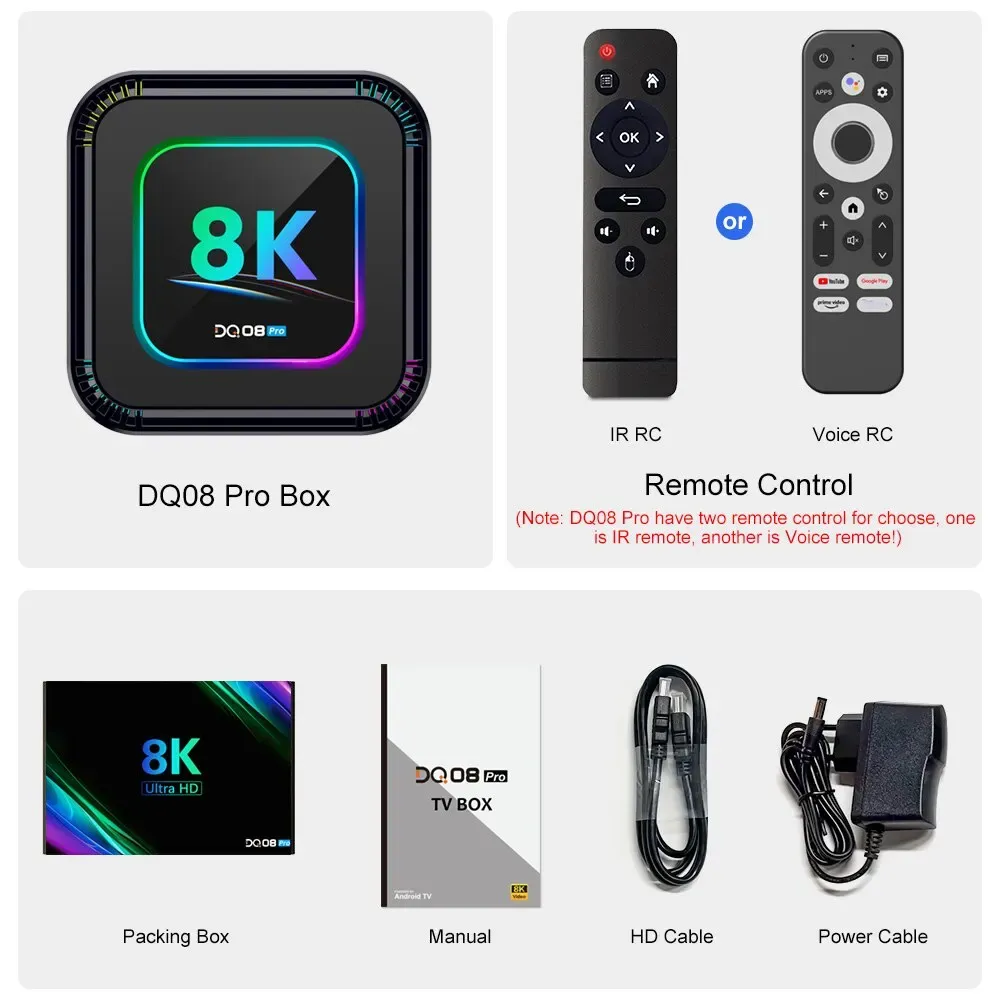 DQ08 RK3528 TV ボックス android 13 4G + 32G