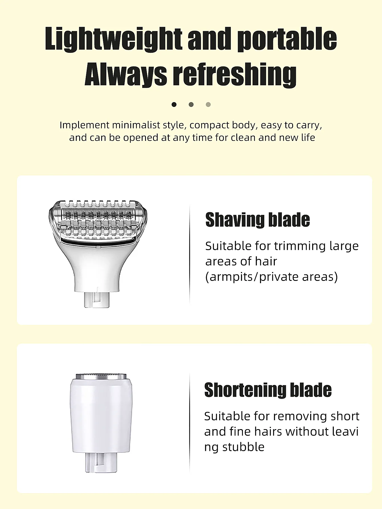 Épilateur Kemei 6-en-1