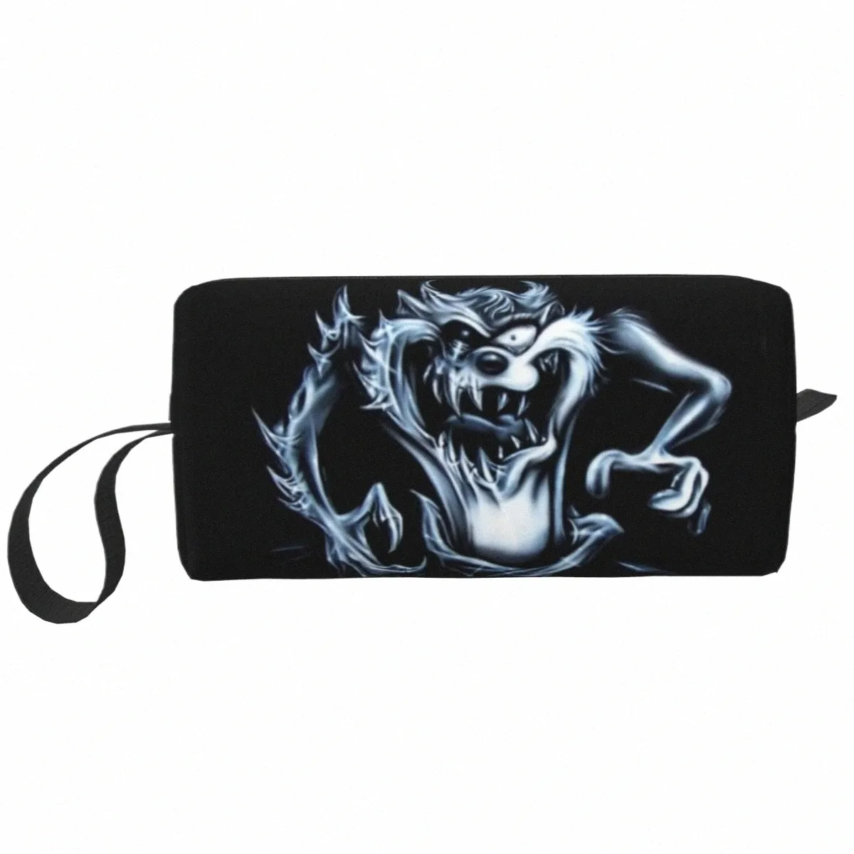 Sac de toilette de voyage Tasmanian Devil pour femmes Taz Carto Comic Cosmétique Maquillage Organisateur Sacs de rangement de beauté Dopp Kit Box Case M6iV #