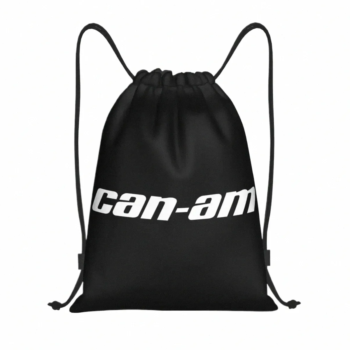 Custom Motorcycle BRP Can-Am Print Tasje voor Training Yoga Rugzakken Vrouwen Mannen Sport Gym Sackpack k0Ur #