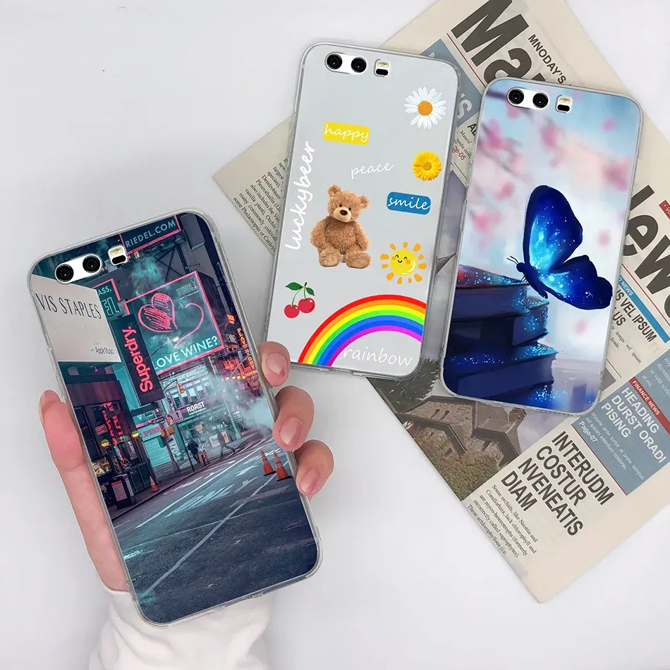 Coque De Protection En Gel Silicone Transparente Pour Huawei P10 - Invisible Et Anti-chocs - Neuf