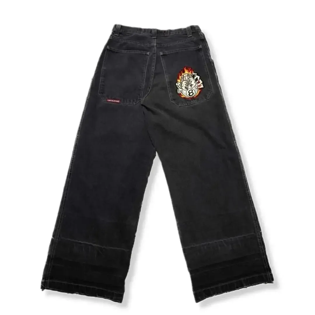 パンツ JNCO ROLLIN' BAGGY BLACK DENIM PANTS Rollin'. 26