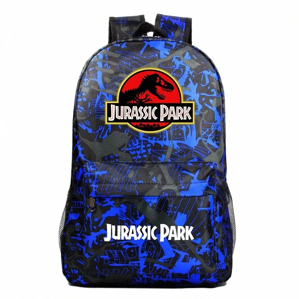 new Jurassic Park Dinosaur Prints Boy Girl Kids Book Bags Women Bagpack Teenagers Schoolbag Men Student Laptop Travel Backpacks 28vX#