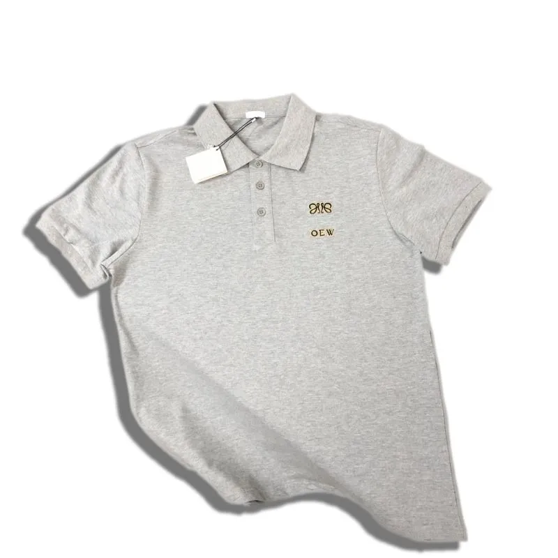 Summer Designer Polo Shirtmen Tops Lettre Polos Broderie T-shirt Vêtements T-shirt à manches courtes Vêtements Hommes Tissu Lettre Polo T-shirt Casual Tops 100% coton Revers