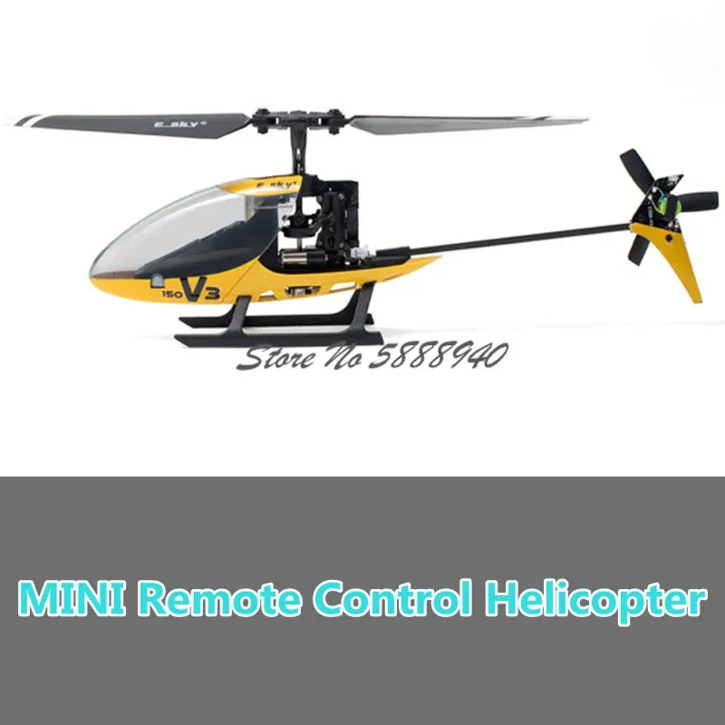 Smart Fixed Height 5CH Nitro Rc Helicopter Rtf With Dual Mode Brake Assist System, 6 Axis Self