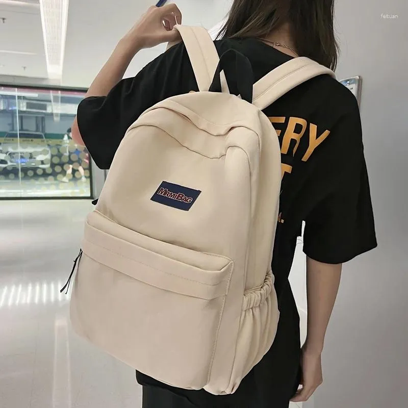 Rucksack Mode Frauen Student Laptop Nette Schultasche Trendy Weibliche Wasserdichte College Dame Reise Nylon Buch Taschen