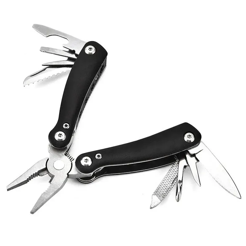 2024 Stainless Steel Multifunctional Folding Pliers Tactical Knife Camp Knife Multitools for Survival Tool Kits for Outdoor Activities and