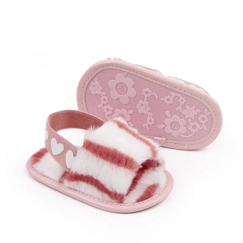 Baby Spliffs Baby Girl Winter Slippers, Soft Cotton Fabric First... From Ddmylovely ...