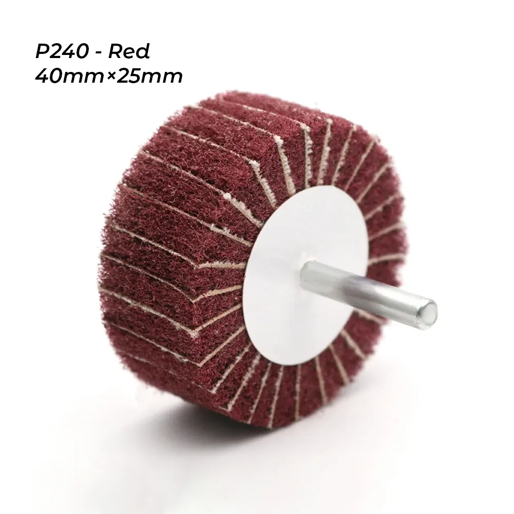 AB Tools 40 Grit 50mm Flap Wheel Discs For Drills – 6mm Shank, Coarse Abrasive Sanding Pads (Pack Of 4?)