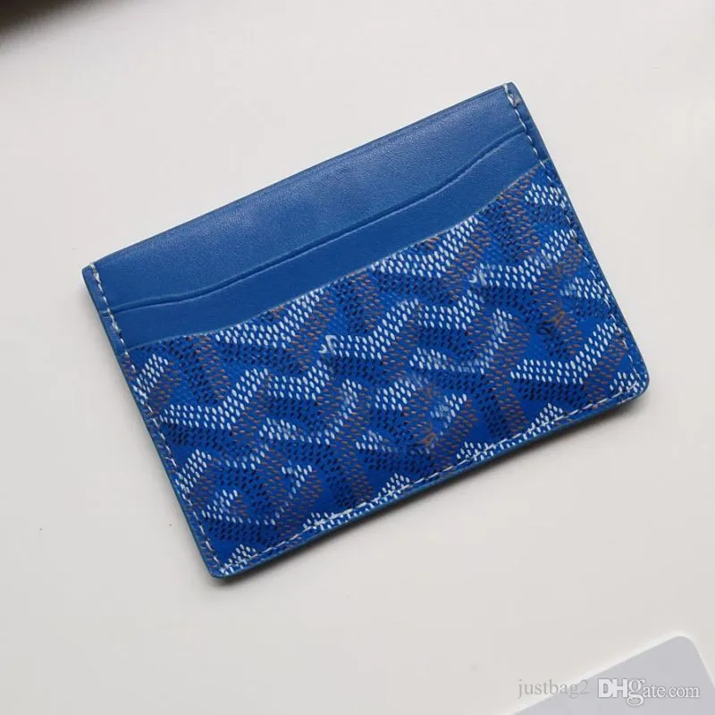 10a Top Designer Wallet Goy Luxury Card Wallet äkta lädermynt Purse Kvinnor Fashion Card Holder Reversible Small Pocket Mini Wallet
