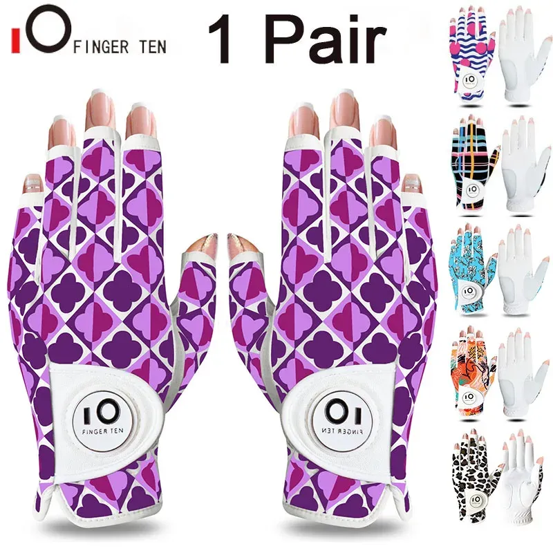 Gants 1 paire gants de golf half doig