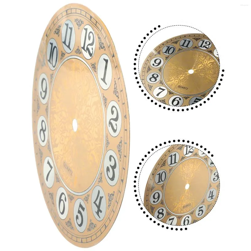 Klockor Tillbehör Högkvalitativ varumärkesuppringning Face Clock inte Fade Vintage Aluminium som är allmänt använt platt profil