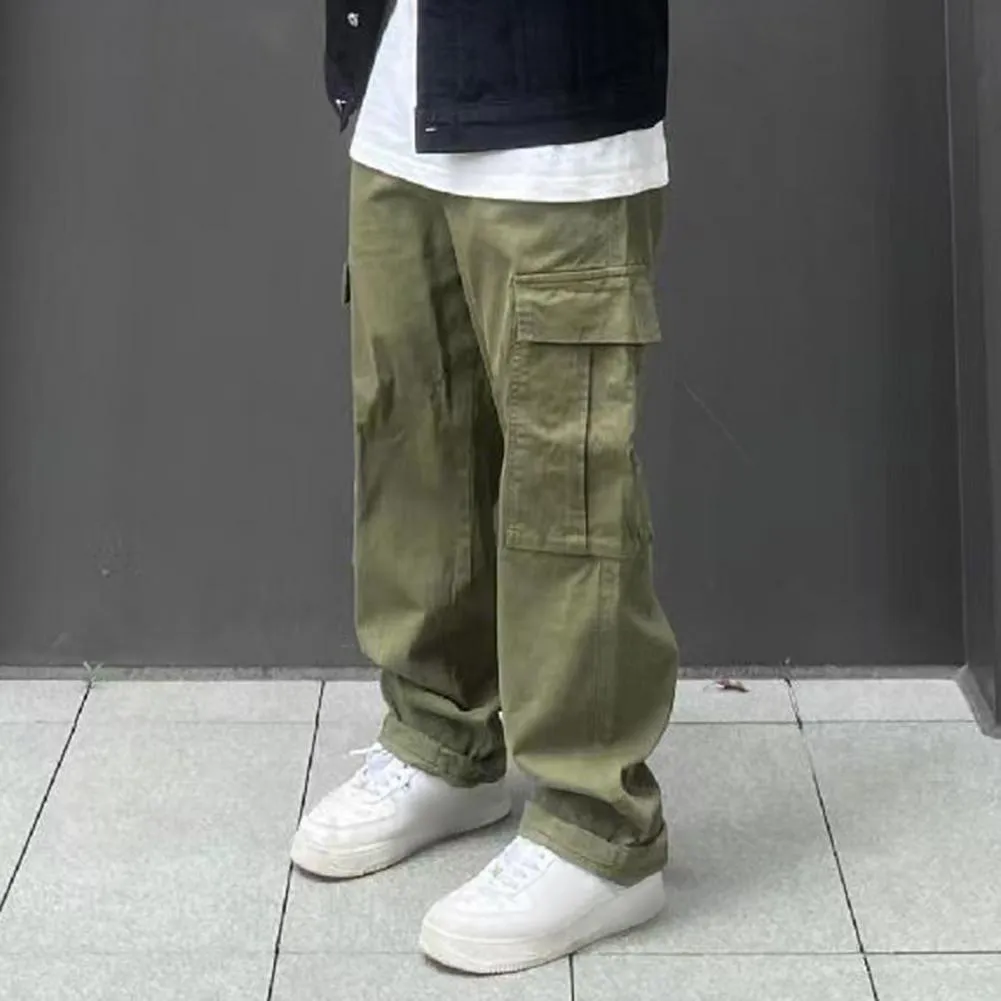 DHgate.com:Stylish Mens Cargo Trousers with Elastic Waist