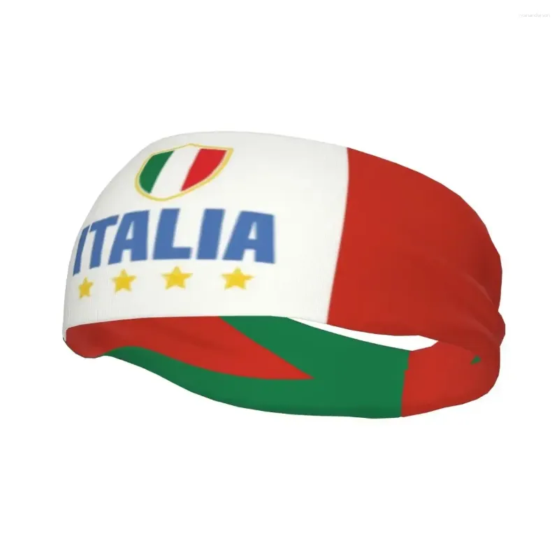 Berets Flag Of Italy Sports Sweatbands For Cycling Absorbent Headband Men Women