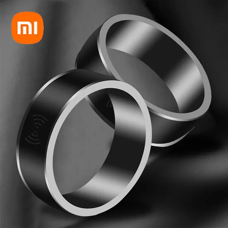 Control NEW Xiaomi NFC Smart Ring Electronic Bluetooth Ring Solar Ring IC/ID Rewritable Analog Access Card Tag Key Ip68 Waterproof