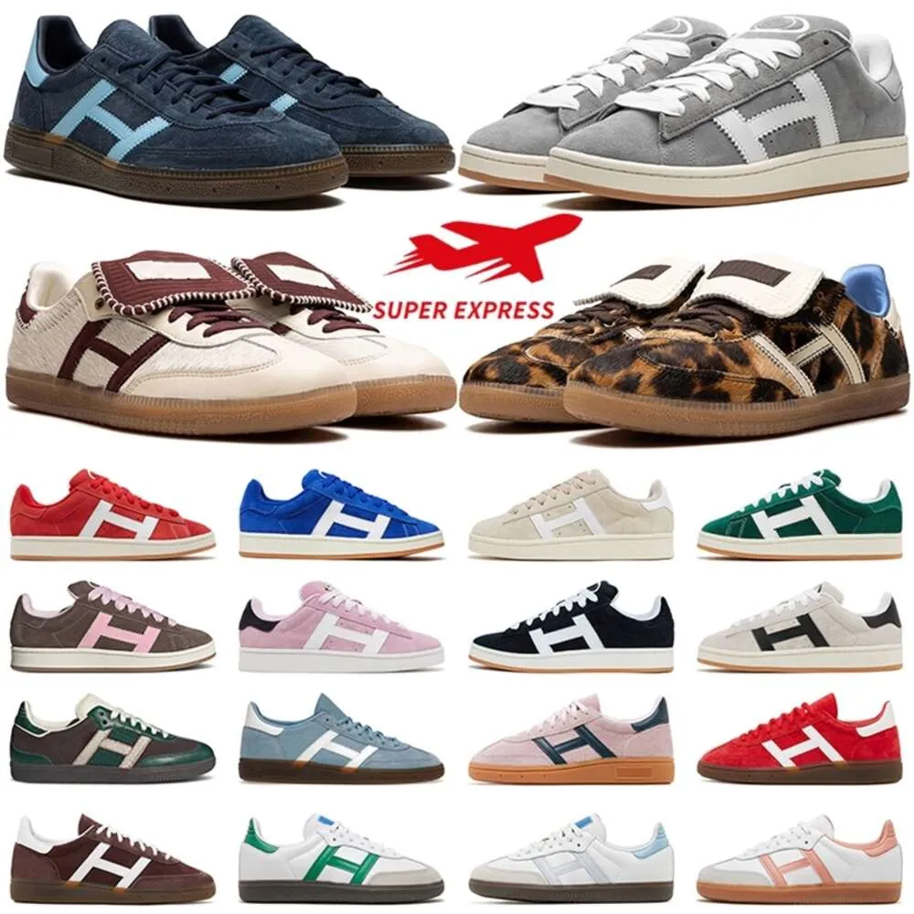 Hete handbal speziale schoenen voor mannen witte zwarte gom donkerbruin forum lage woonkamer helder roze heren trainer Wales Bonner Designer sneakers