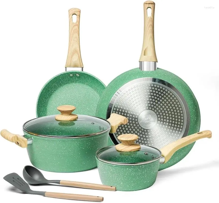 Cookware Sets Pots And Pans Set Nonstick 8 Piece Kitchen Kitchenware For Cooking Pot Pan Non Stick