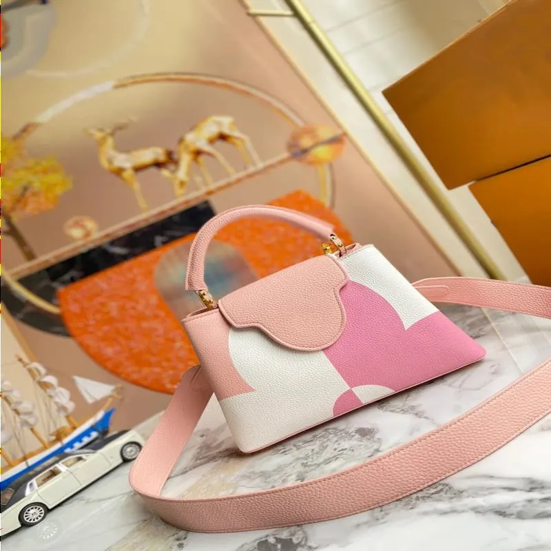 Pink Designer Shoulder Bags 3 Match Colors Mini Cute Smaller Handbags Lady Bags Party Eye-catching Noblewoman Bag Small Size Tote Eveni Jltt