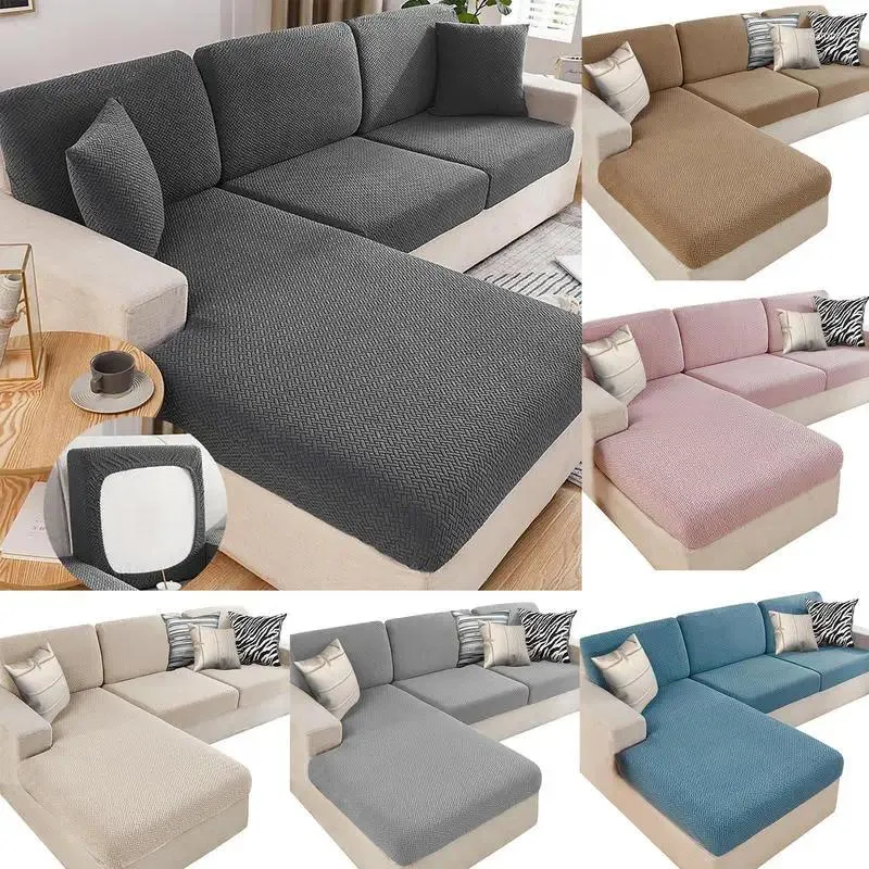 Housses de chaise super extensibles, en élasthanne, antidérapantes, douces, lavables, protection de meubles, tout compris