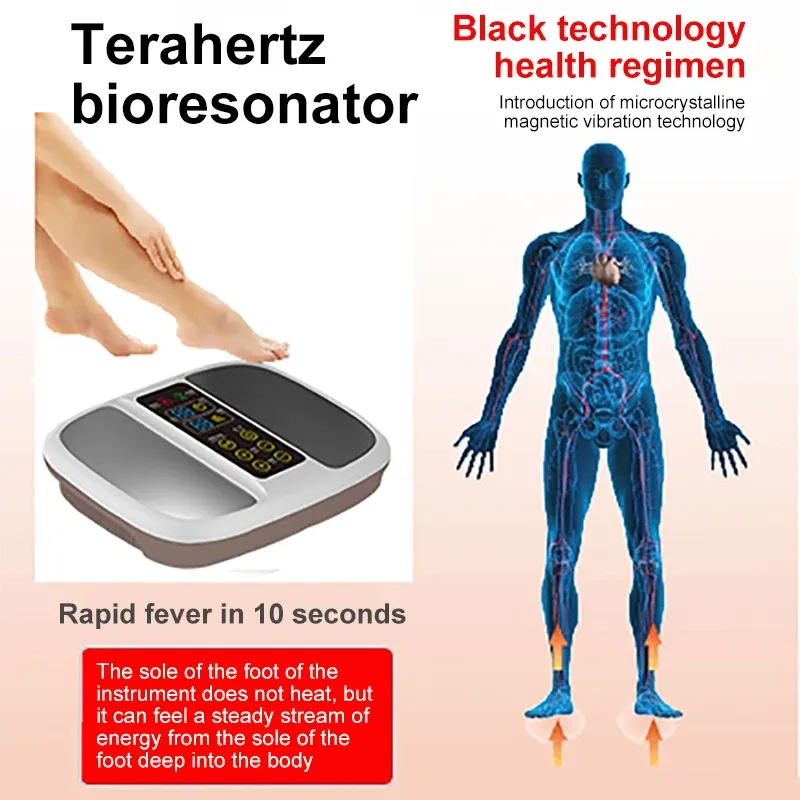 Terahertz Foot Therapy Devices Terahertz Therapy Wave Foot Massager Tera Hertz Wave Frequency Physiotherapy Machine Health Care