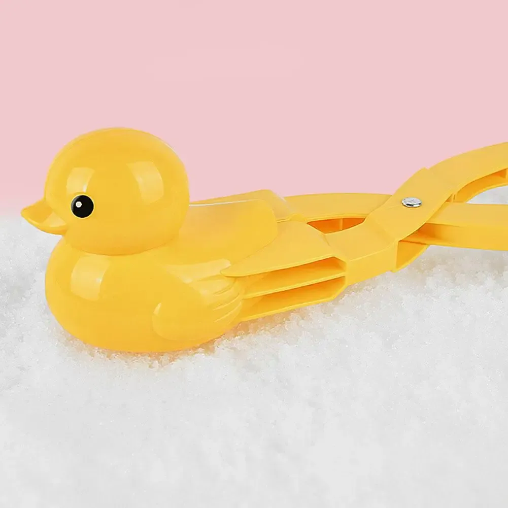 Pince à Boule De Neige Cœur Et Canard – Moule à Sable/neige, ABS – Cadeau Hiver/plage