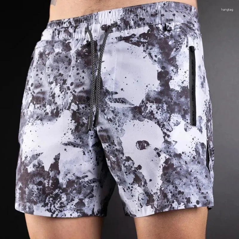 Shorts pour hommes Ummer poignée respirante 2-en-1 utilisé pour le basket-ball