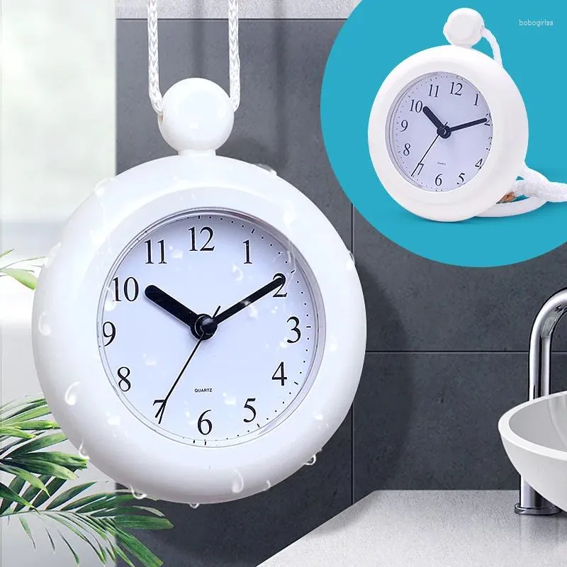 Wall Clocks Bathroom Waterproof Lanyard Clock Kitchen Living Room Fashion Alarm Home Children Decoration