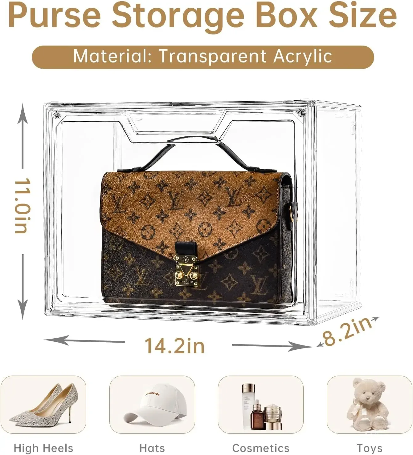 Purse storage bin sale