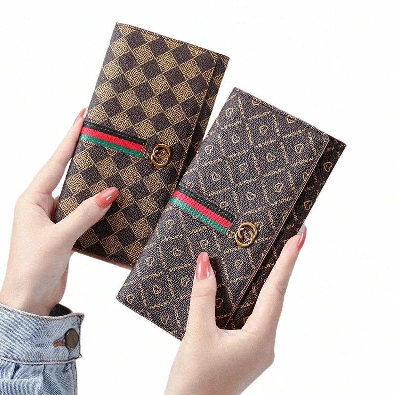 luxury European and American Women's Wallets Clutch Bag Coin Purse Zipper Bag Card Holder Designer Wallet Classic Mey Bag 01GP#