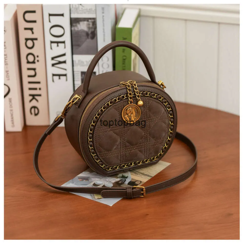Designer Luxury fashion Tote Bags Round Apple Bag 2024 New Small and Fashionable Small Bag Versatile Womens One Shoulder Crossbody Bag