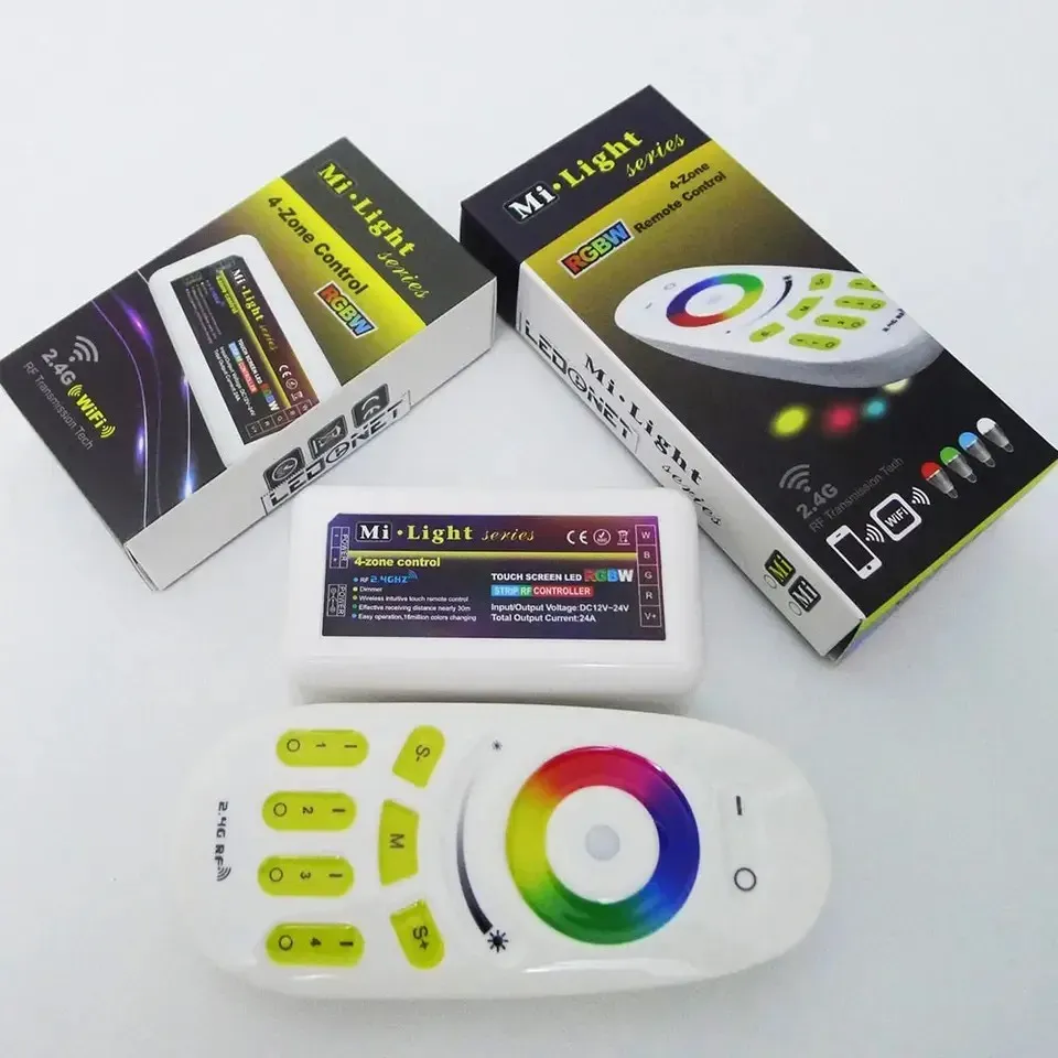 Mi-Light FUT036 2.4G RF Wireless LED Dimmer Controller - 4-Zone For Single Color Strip