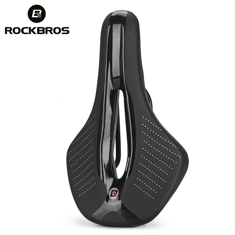 Rockbros Bike Saddle MTB Yol Bisiklet Koltuğu Sökü Ultralight Nefes Alabilir Rahat Yastık Yarışı Yumuşak Bisiklet Eyer 240319