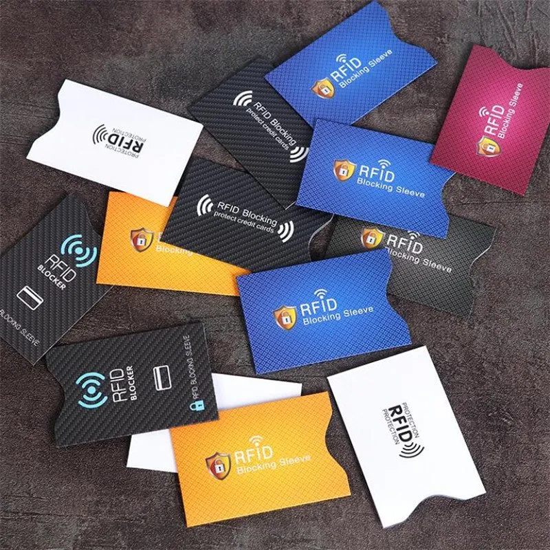 protective sleeve for debit cards RFID Blocking Honeycomb Design Credit Card Sleeves