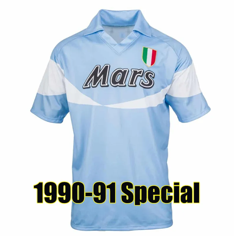 4XL Maradona Napoli Retro Soccer Jerseys 1986 1987 1988 89