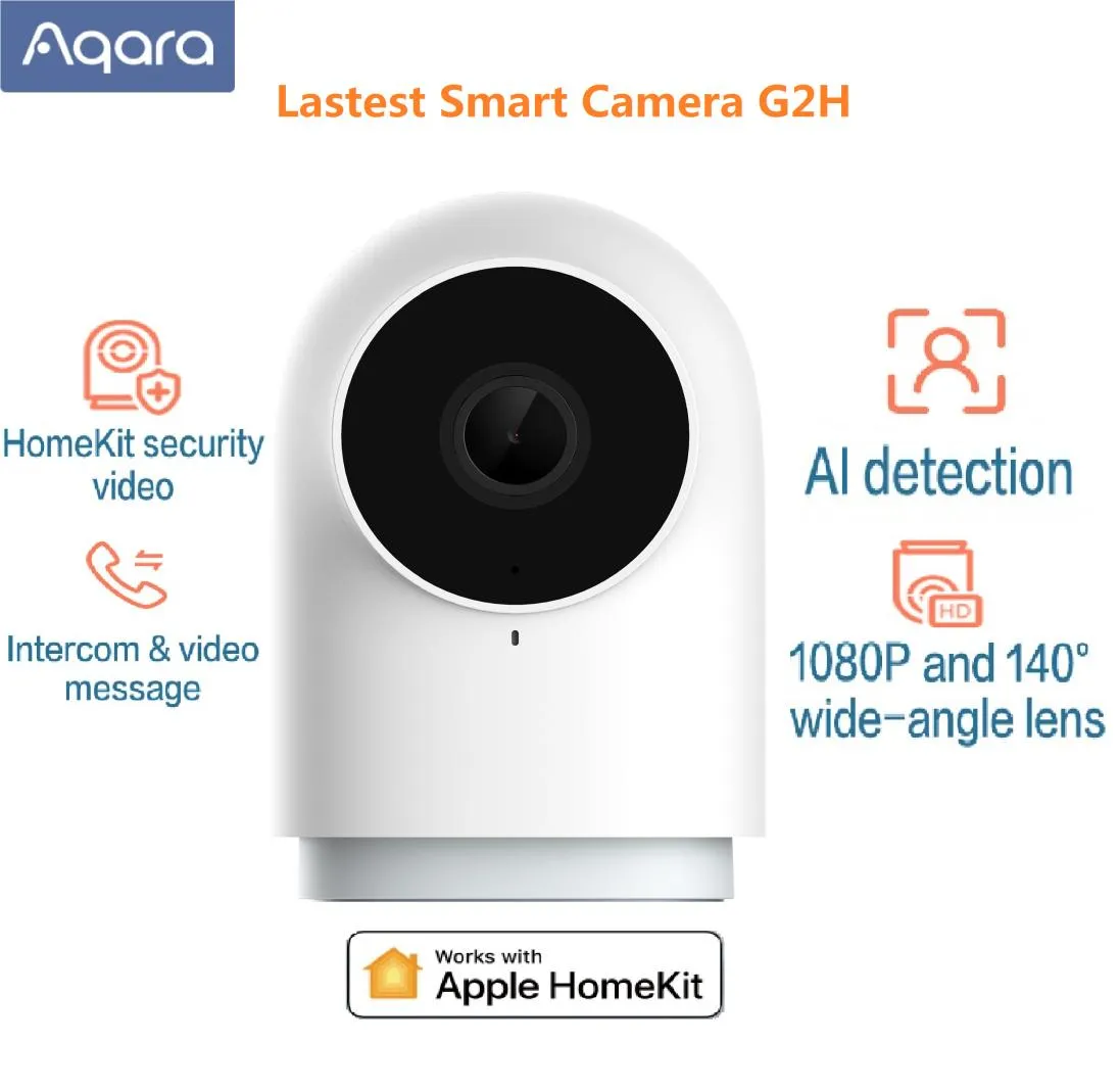 Aqara G2H Smart Camera 1080p HD Gateway Edition Night Vision Mobile dla Apple Homekit App Zigbee Home Security 4 Color6500362