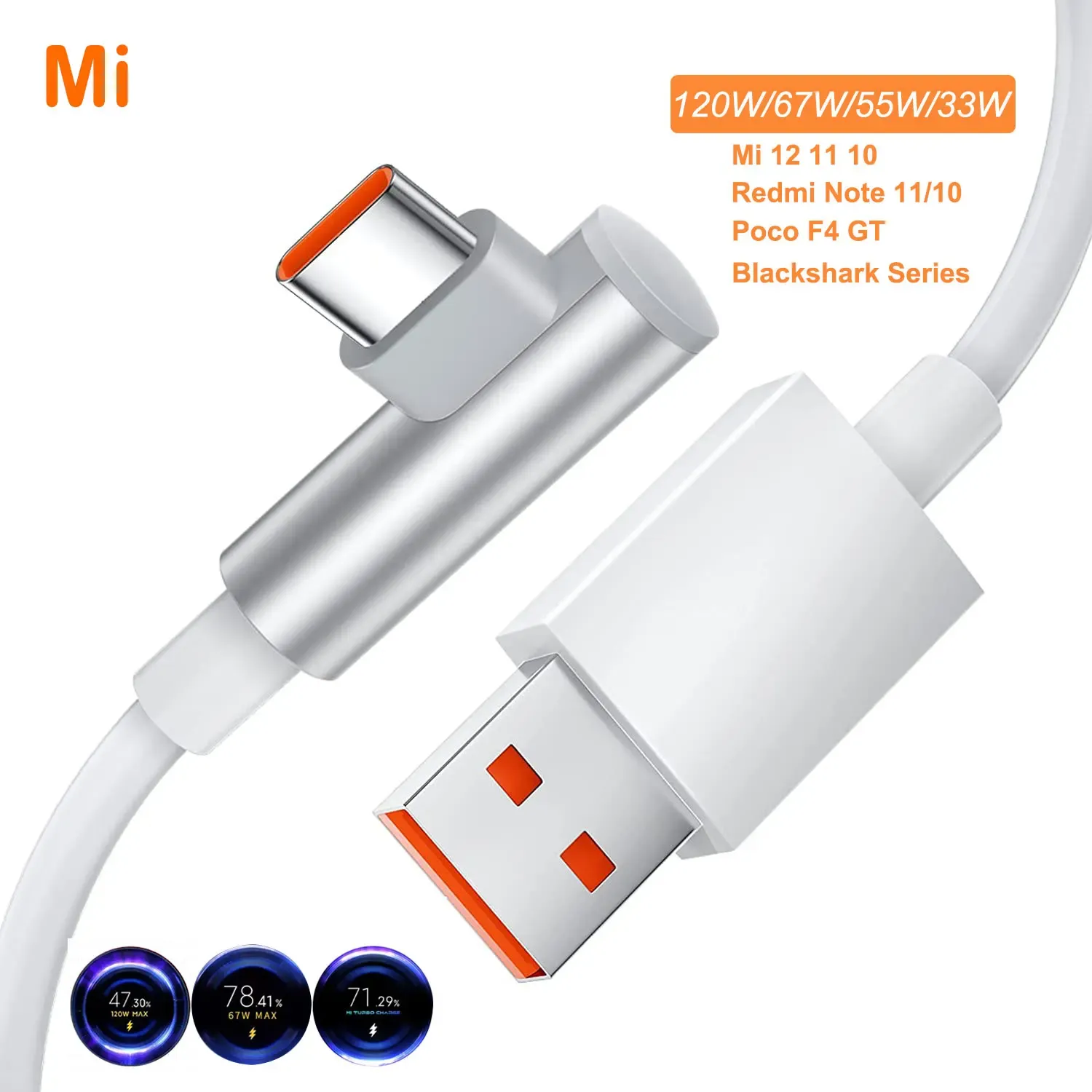 67W TURBOCHARGE Chargeur Pour Original Xiaomi 2M USB C Câble De Charge Adaptateur Secteur Pour Xiaomi Redmi Note 13 12 11 10 9 Poco M6 M5 X6 X5 X4 X3 Mi14 Mi13T