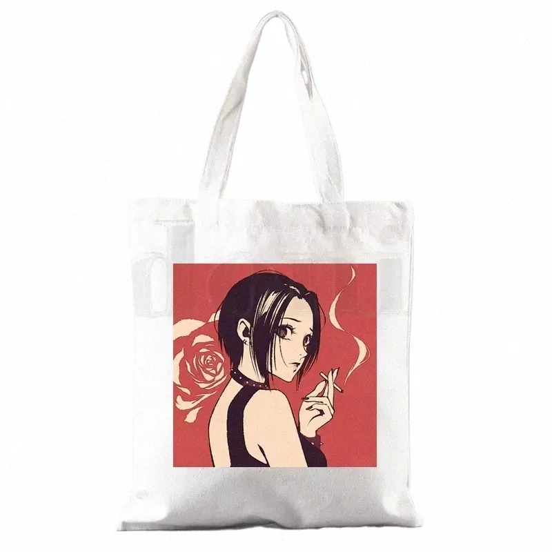 manga anime nana osaki anime harajuku ren hjo handväskor axelväskor avslappnade butik flickor handväska kvinnor elegant duk väska o7fb#