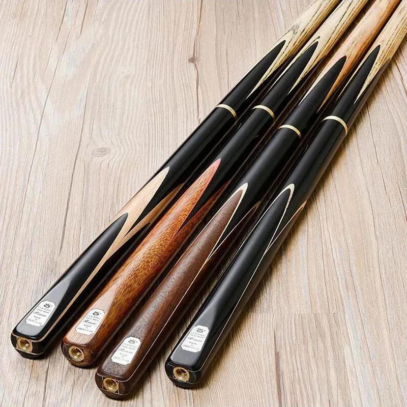 Omin Silver Basic Series Basic 3/4 Snooker Stick stick 11,5 mm Tita Ash Legno Articolo in legno in legno massiccio Cuccio di biliardo a mano Billiard Pool Cue