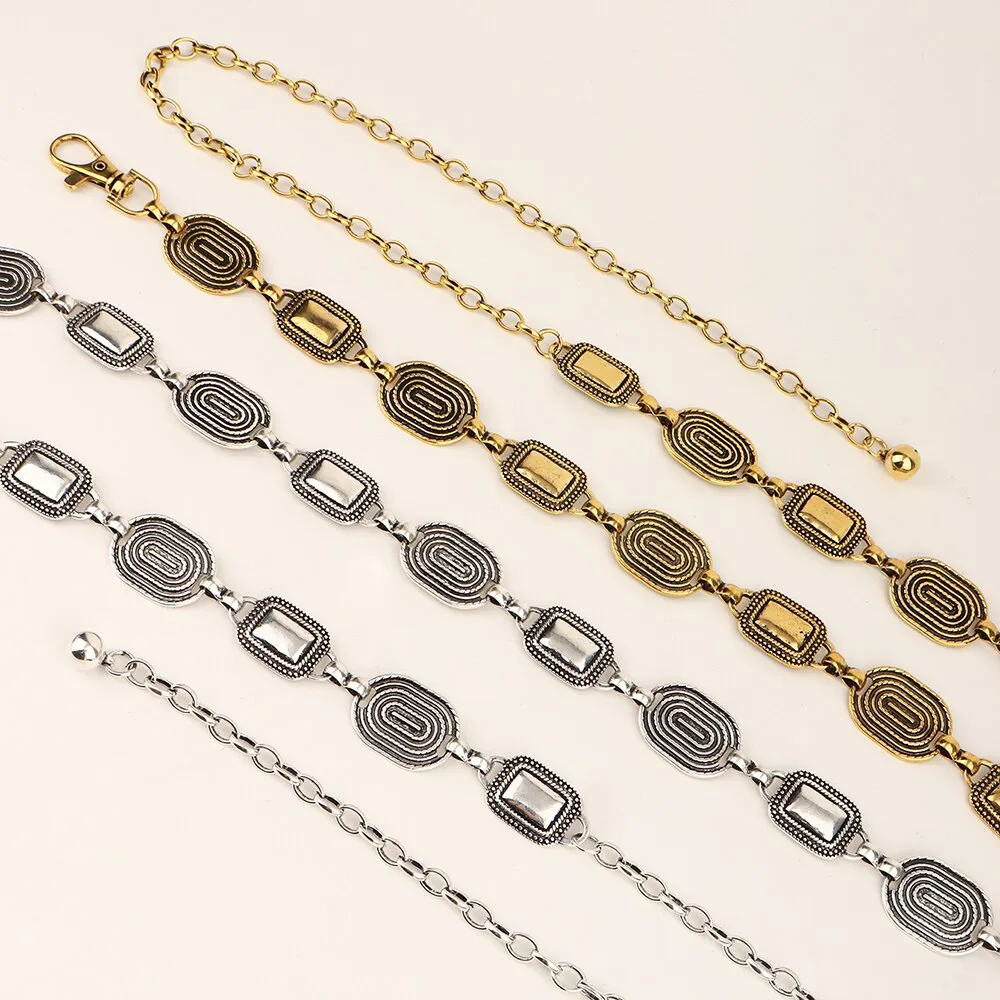 Punk Style Chunky Chain Waist Chain for Women Gold Color belt Amazon.com: COSYDAYS Gold Chain Belt Gothic Waist Chains  main image 3