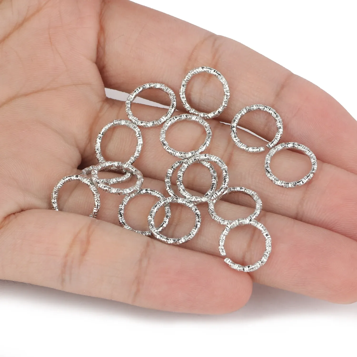 デブリスリング12号 12mm Alloy Round Jump Rings with Twisted