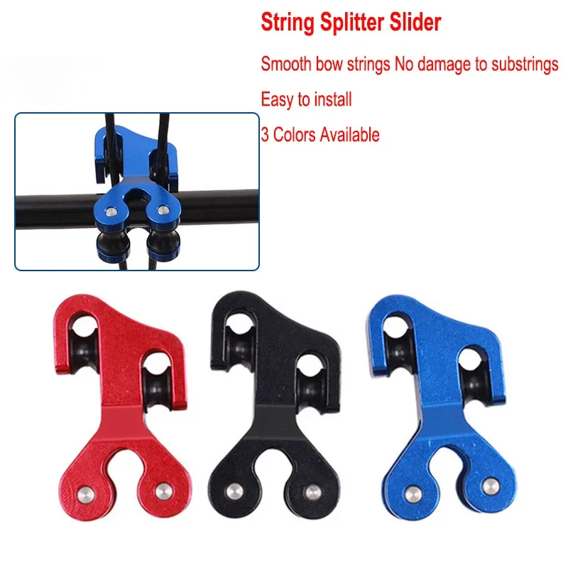 ARCHERY CABLE SLIDE Compound Bow String Separator Splitter Glide Roller