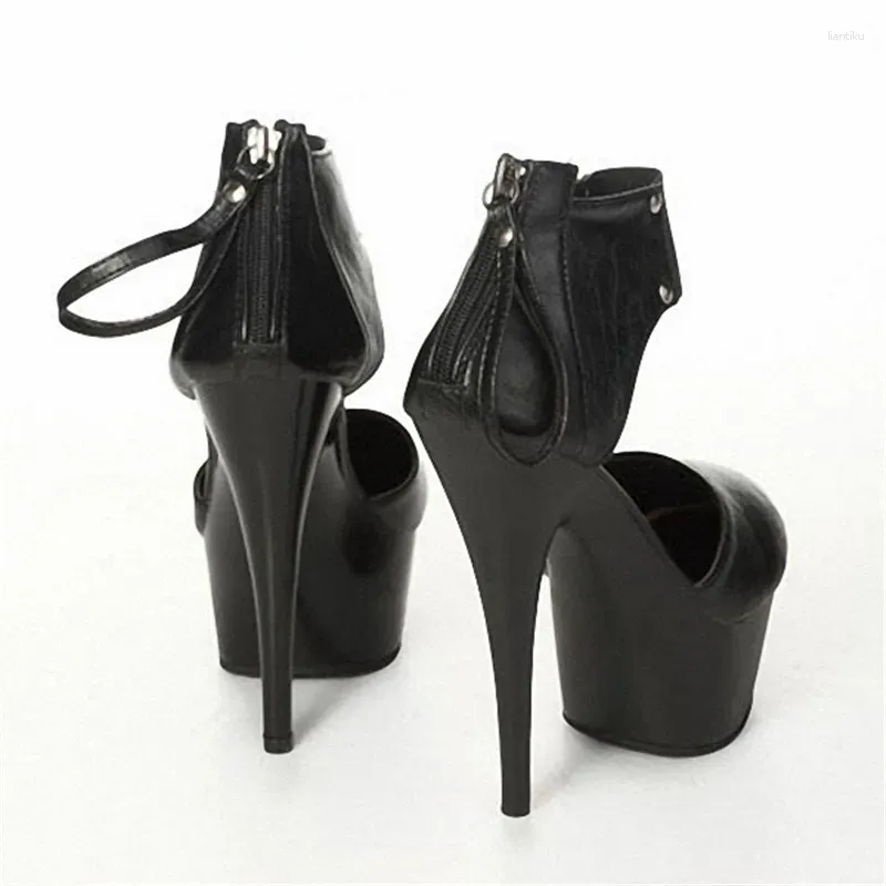 Chaussures de danse 15cm, couleur facile, peu profondes, Sexy, commerce extérieur, grande taille, pour femmes, discothèque, Bar, Ultra hautes