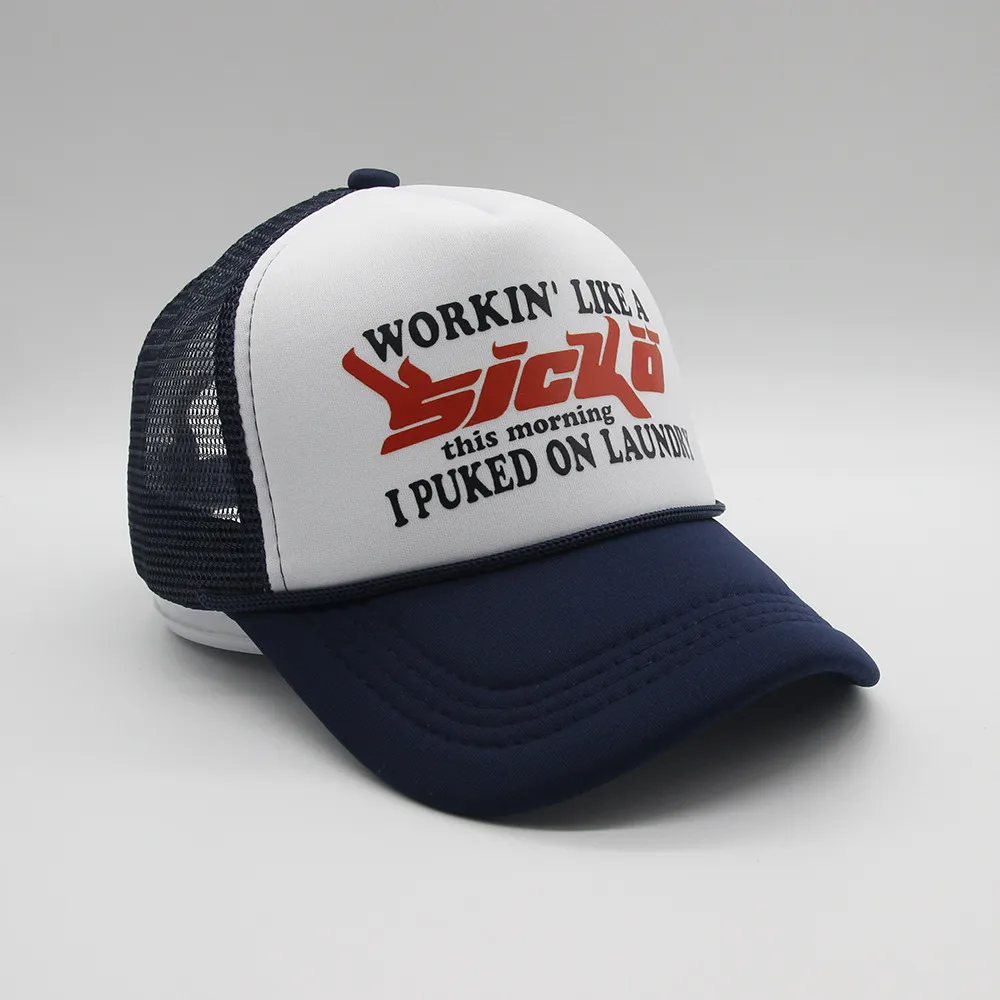 帽子 SICKO TRUCKER BLACK Sicko Foam trucker Hat – Win Now or Get Bent