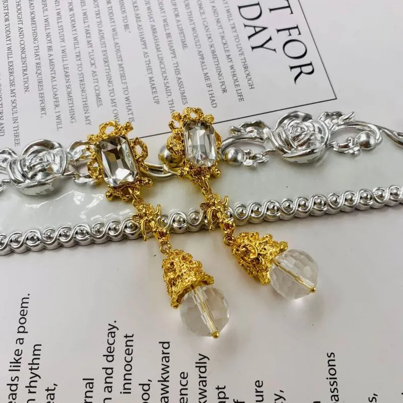 Brincos de alta qualidade luz luxo moda vintage banhado a ouro varredura ombro 925 agulha de prata feminina orelha studs jóias