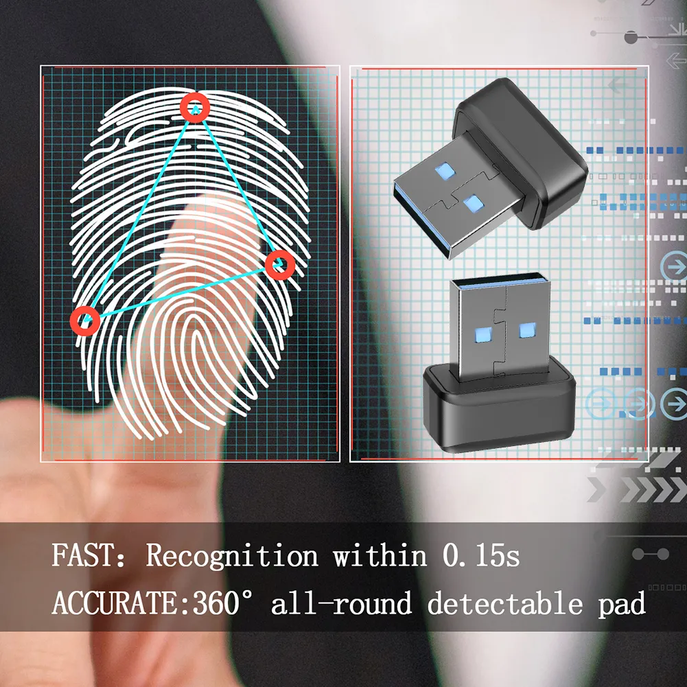 DHgate.com:USB Fingerprint Scanner: Windows Biometric Security Key ...
