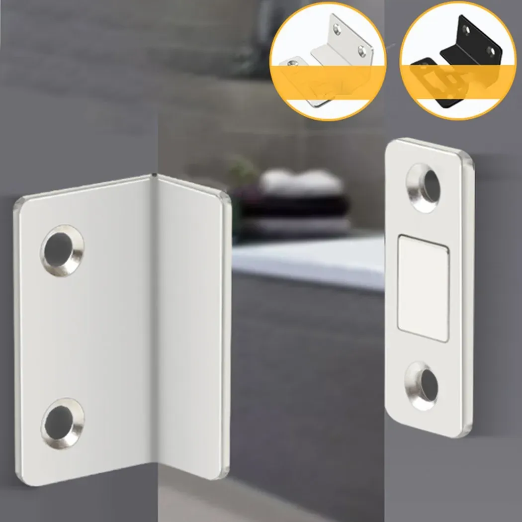 Forte aço magnético trava de captura ultra fina para armário de portas armário de guarda -roupa mais perto da gaveta da gaveta de móveis de casa hareware
