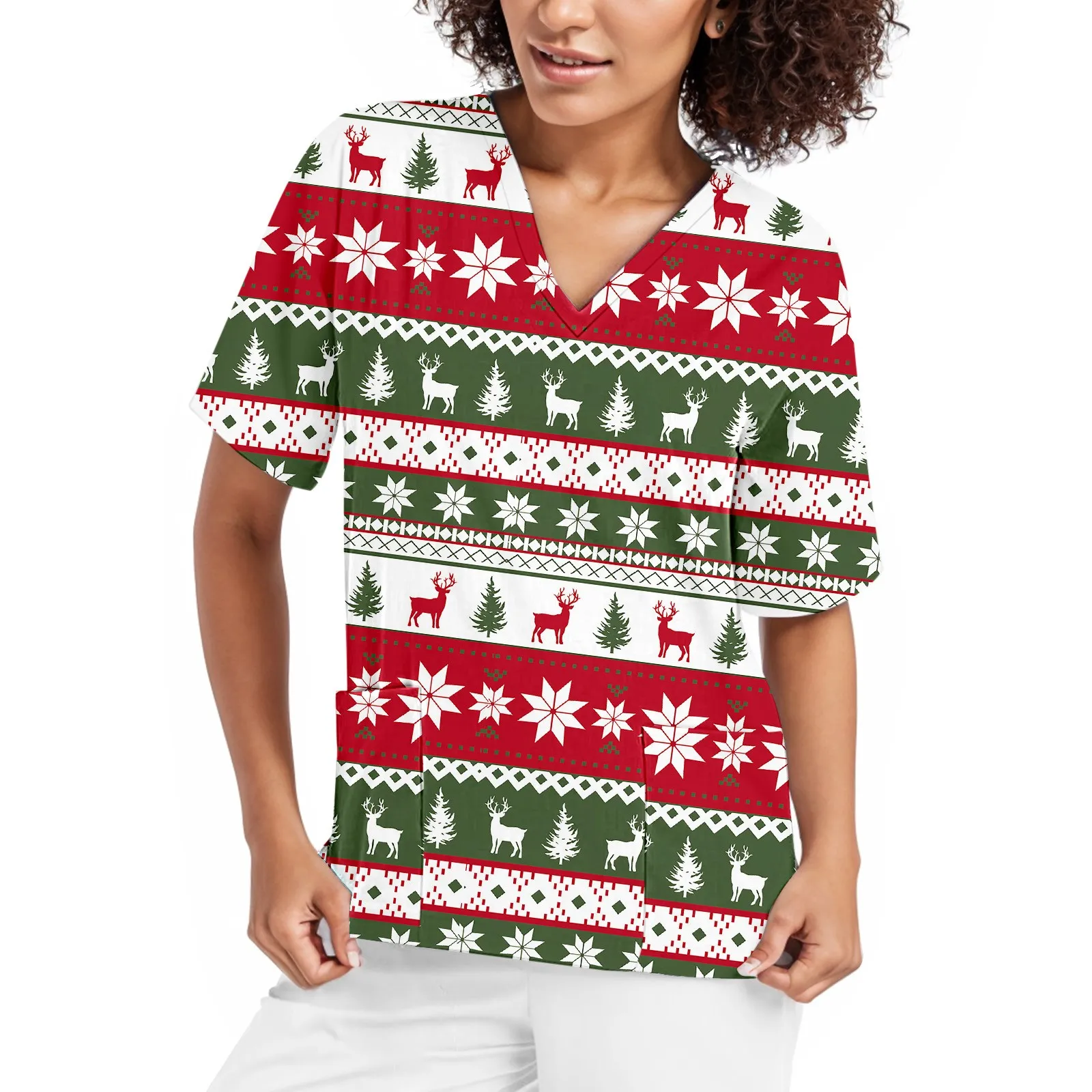 Women Medical Scrub Tops Surgical Christmas Print Nurse Uniforms from  Dhgate Children Tables - price 16.07, image size:1600x1600