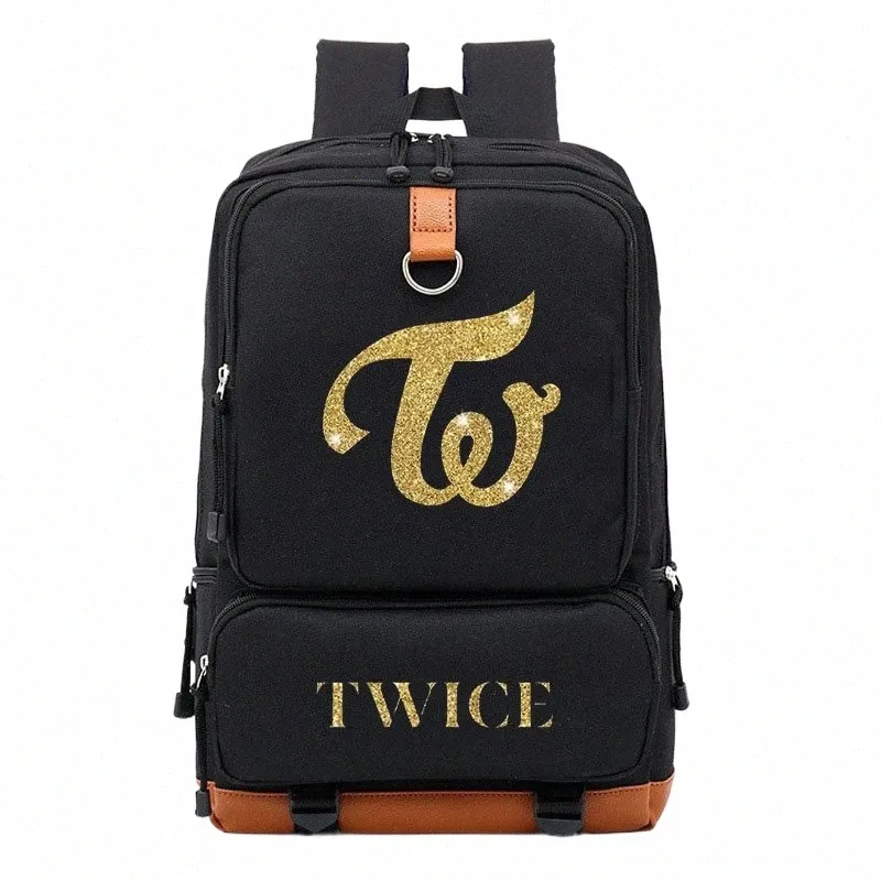 Momo Mina Tzuyu Sana Sacs à dos pour garçons Filles Sacs d'école Rucksack Adolescents Enfants Voyage quotidien Sac à dos Mochila H75T #