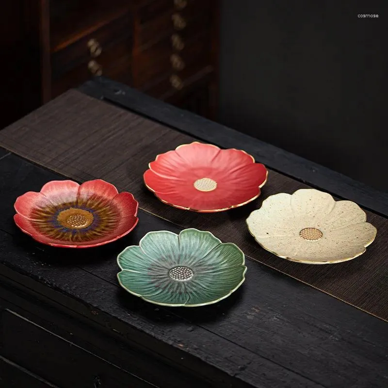 Teaware set lotus Lucky Pot Bearing Tea Set Teapot Tray Chinese Ceremony Accessories Hushåll Bambu servering