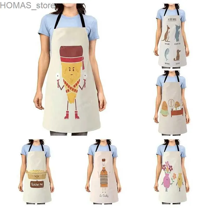 Tabliers dessin animé Femmes esthétiques cuisine tablier enfants original enfants imperméable fille princesse serveur de travail tablier